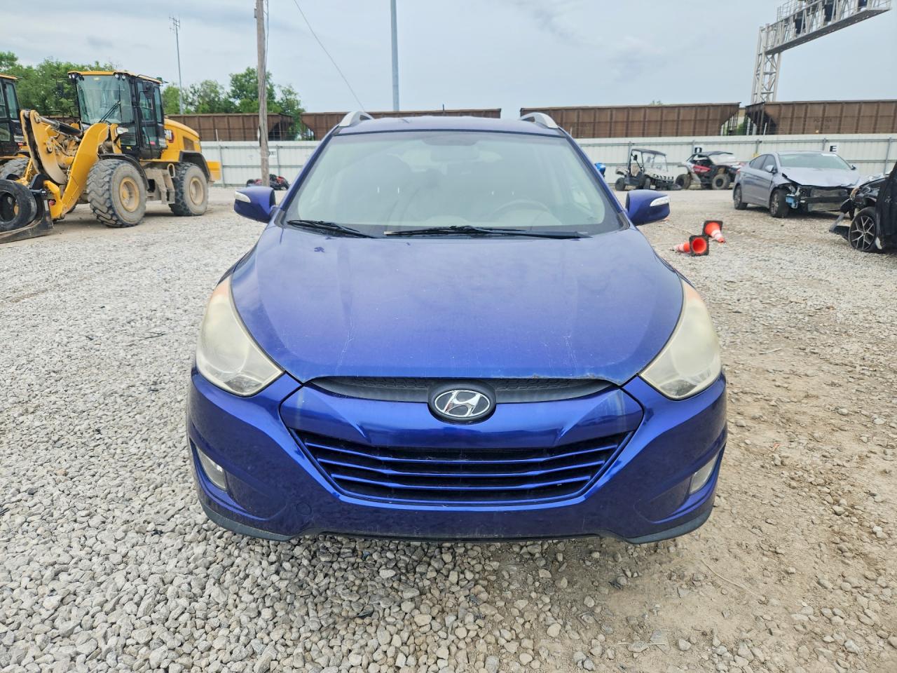 2013 Hyundai Tucson Gls Blue vin: KM8JUCAC5DU696349