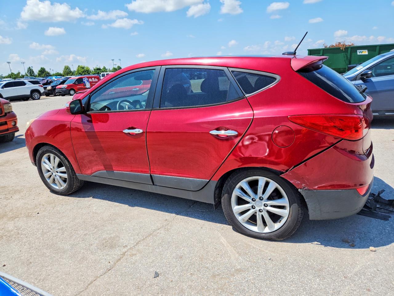 2013 Hyundai Tucson Limited Red vin: KM8JUCAC5DU712808