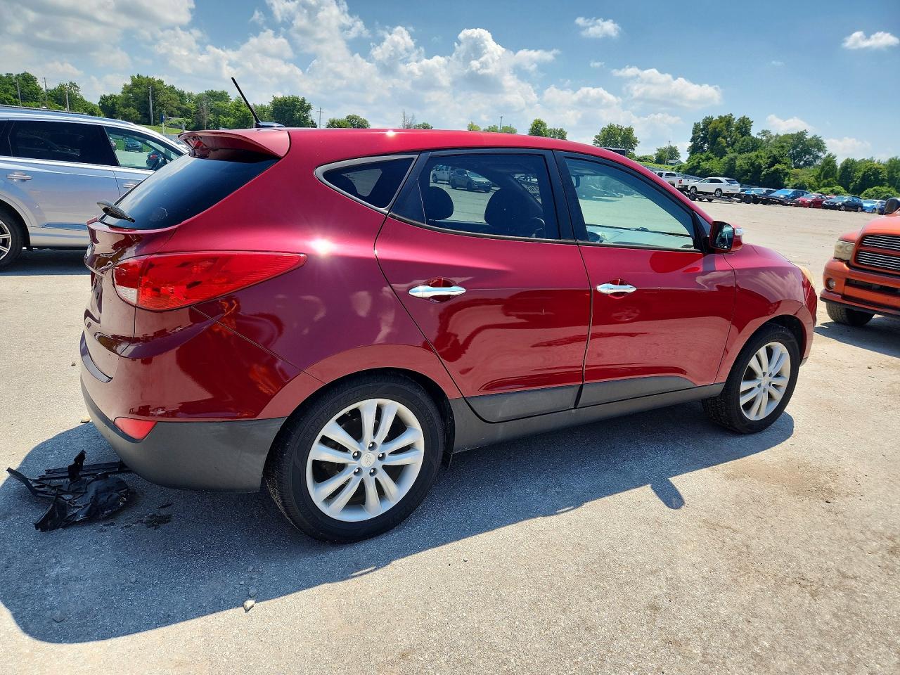2013 Hyundai Tucson Limited Red vin: KM8JUCAC5DU712808