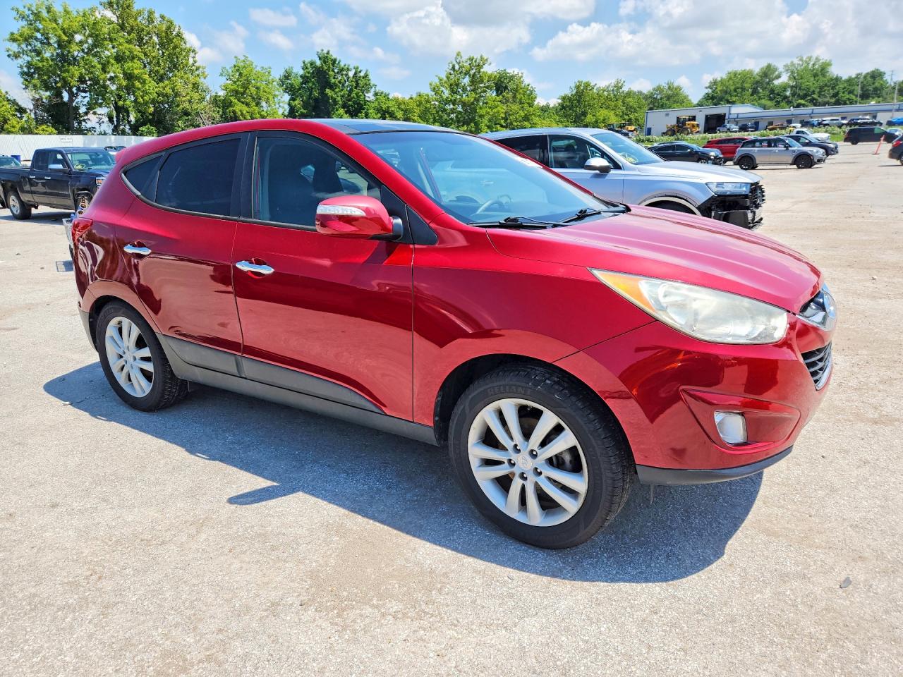 2013 Hyundai Tucson Limited Red vin: KM8JUCAC5DU712808