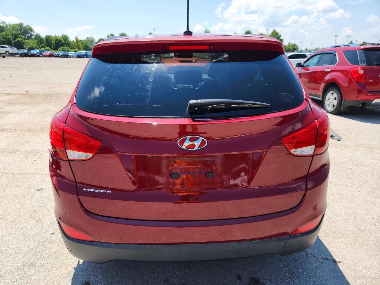 2013 Hyundai Tucson Limited Red vin: KM8JUCAC5DU712808