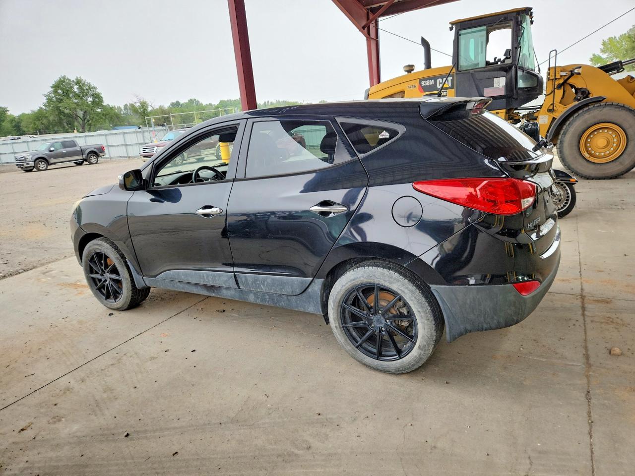2013 Hyundai Tucson Limited Black vin: KM8JUCAC5DU722836