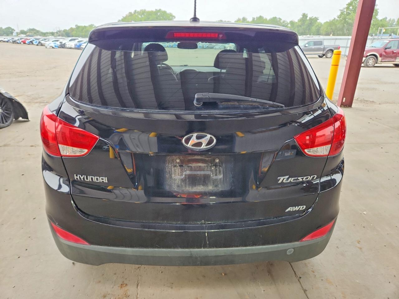 2013 Hyundai Tucson Limited Black vin: KM8JUCAC5DU722836