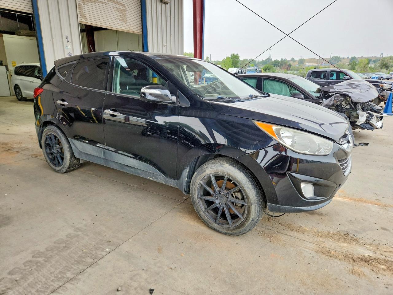 2013 Hyundai Tucson Limited Black vin: KM8JUCAC5DU722836