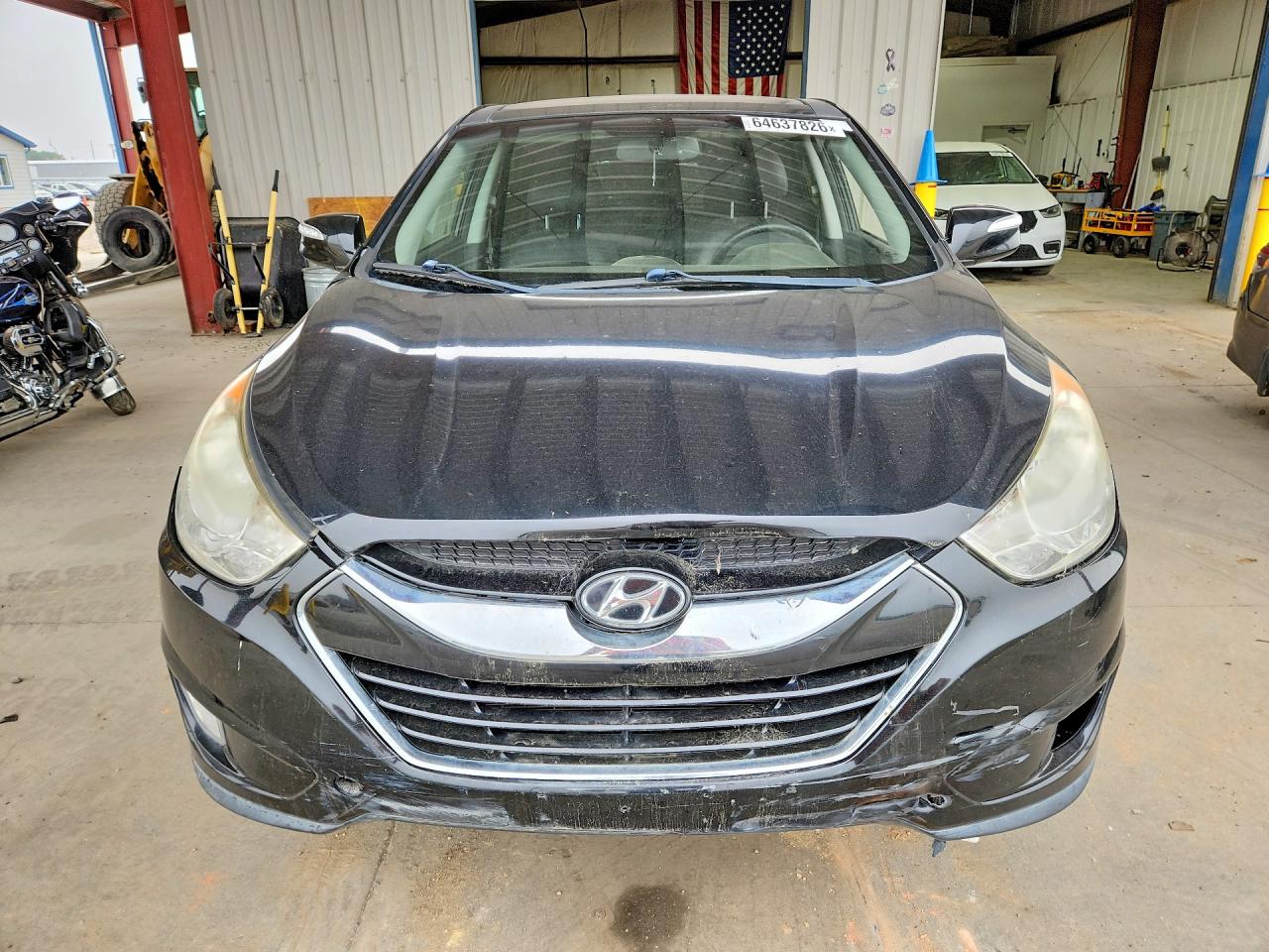 2013 Hyundai Tucson Limited Black vin: KM8JUCAC5DU722836