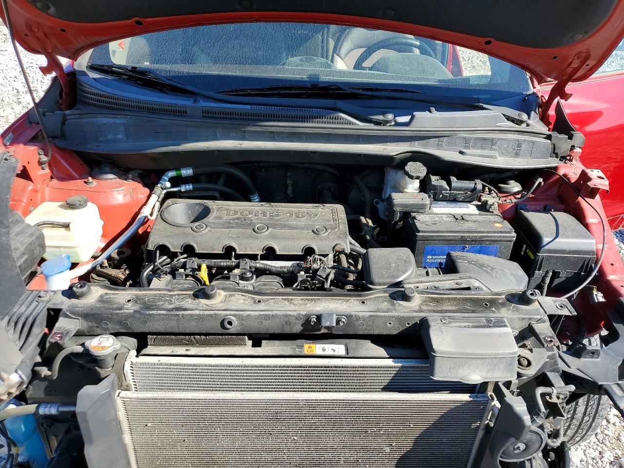 2013 Hyundai Tucson Gls Red vin: KM8JUCAC5DU739314