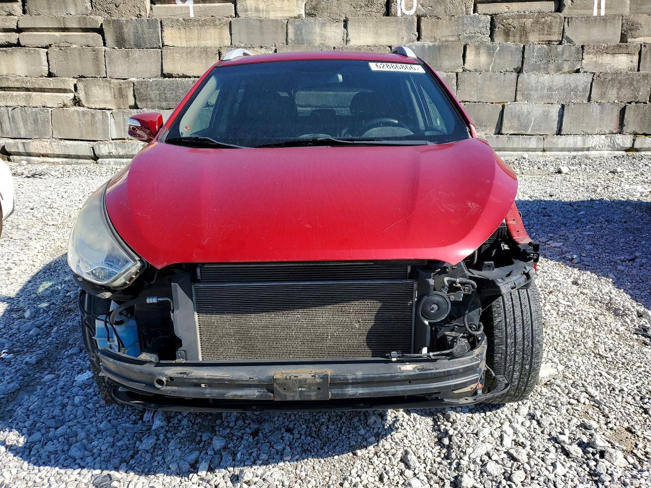 2013 Hyundai Tucson Gls Red vin: KM8JUCAC5DU739314