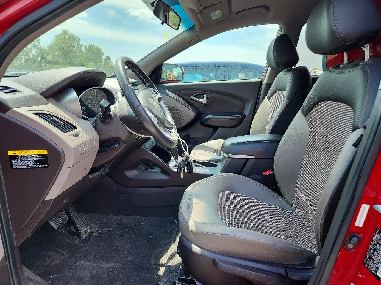 2013 Hyundai Tucson Gls Red vin: KM8JUCAC5DU739314