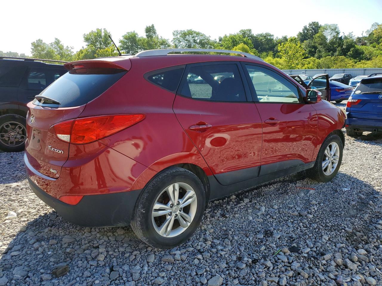 2013 Hyundai Tucson Gls Red vin: KM8JUCAC5DU739314