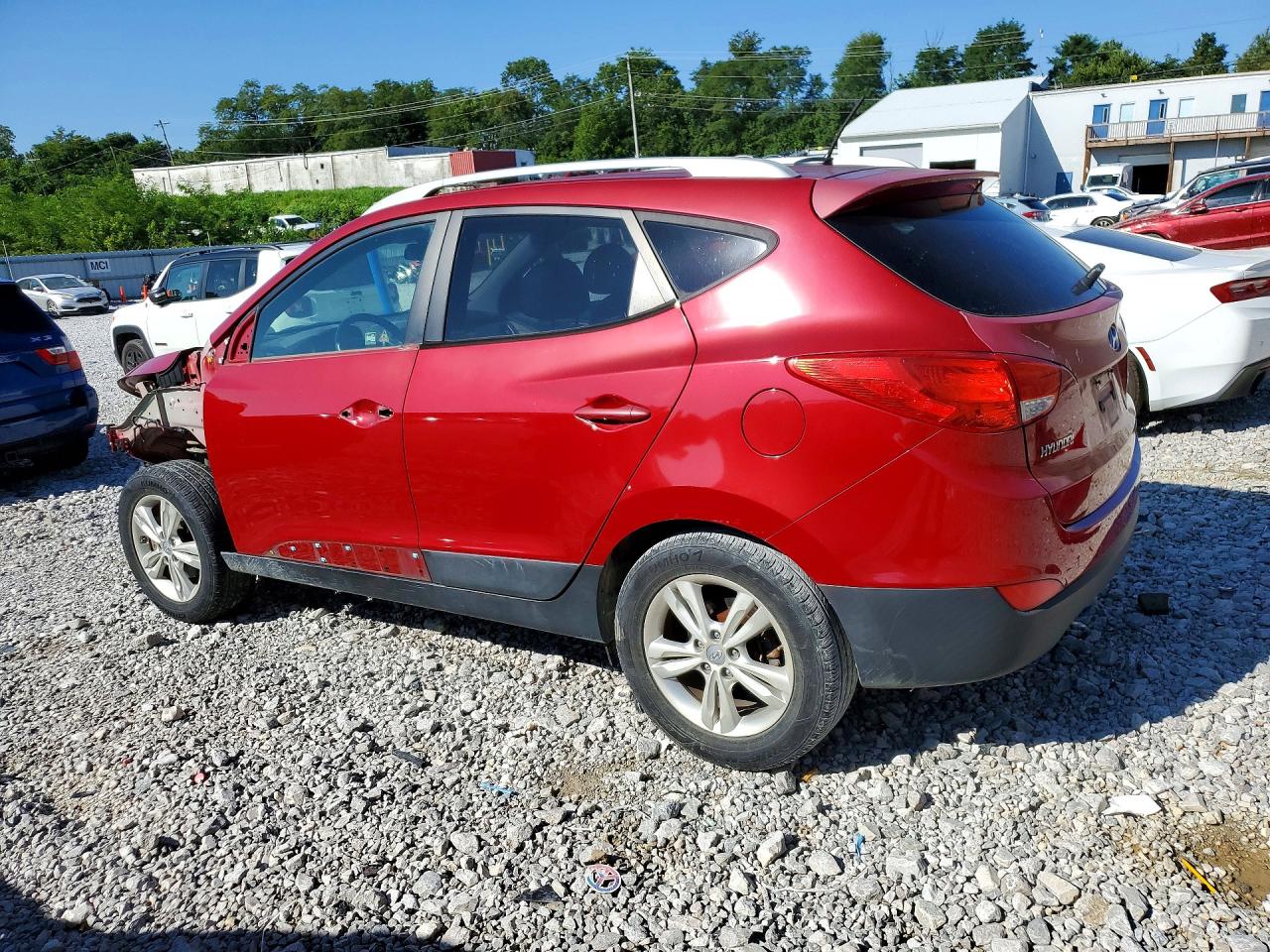 2013 Hyundai Tucson Gls Red vin: KM8JUCAC5DU739314