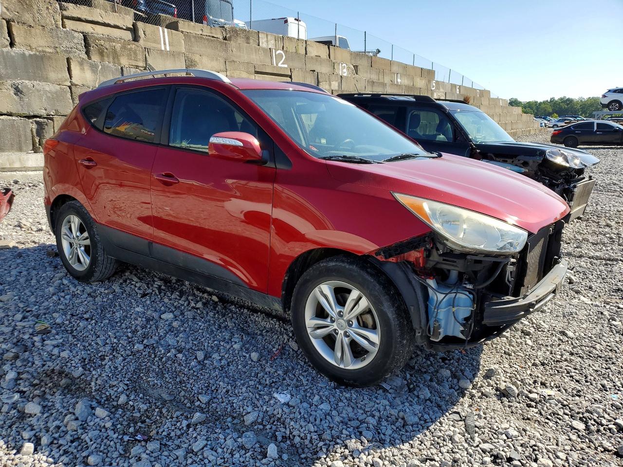 2013 Hyundai Tucson Gls Red vin: KM8JUCAC5DU739314