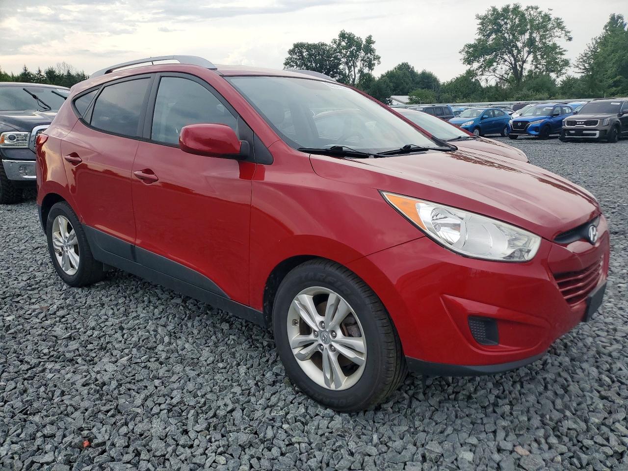 2010 Hyundai Tucson Gls Red vin: KM8JUCAC6AU021685