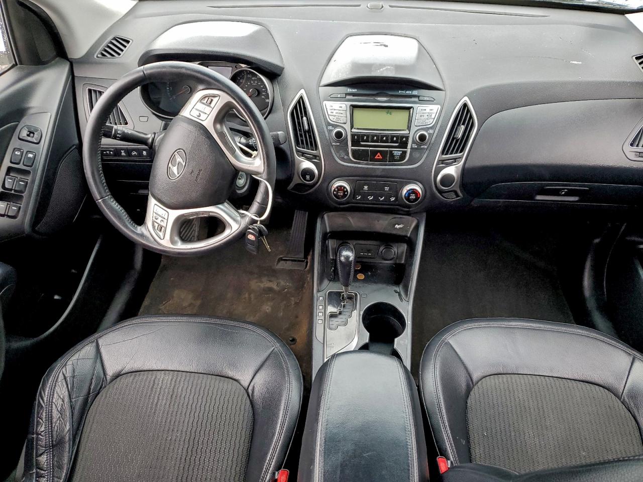 2010 Hyundai Tucson Gls White vin: KM8JUCAC6AU080462