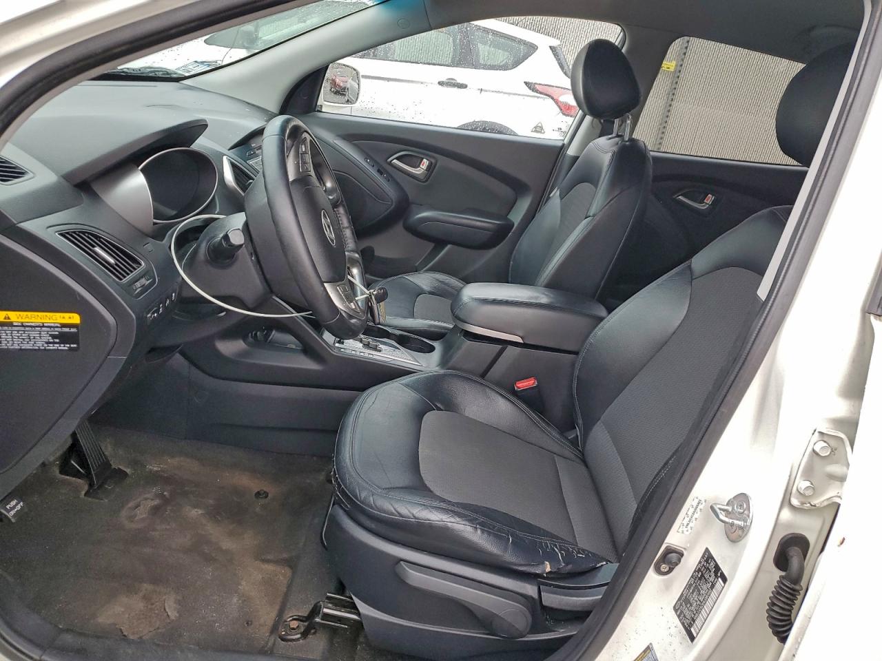 2010 Hyundai Tucson Gls White vin: KM8JUCAC6AU080462