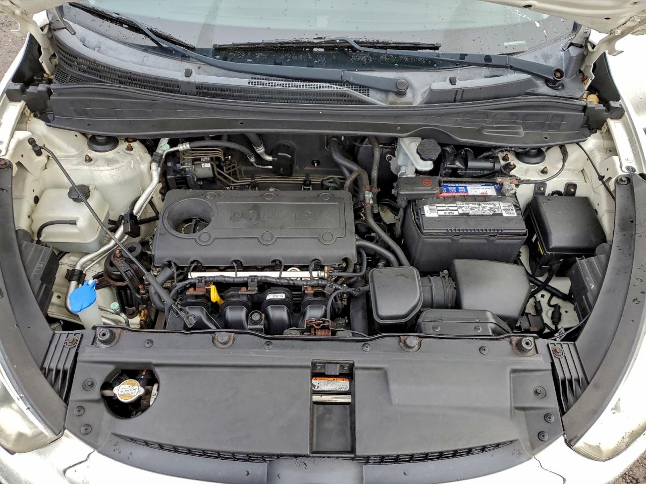 2010 Hyundai Tucson Gls White vin: KM8JUCAC6AU080462