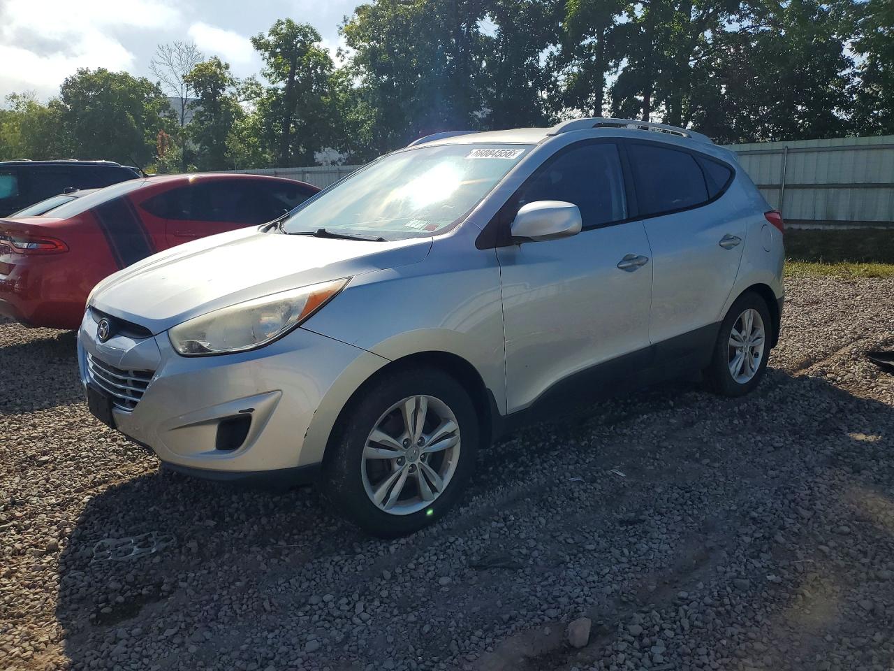 2010 Hyundai Tucson Gls Silver vin: KM8JUCAC6AU093583