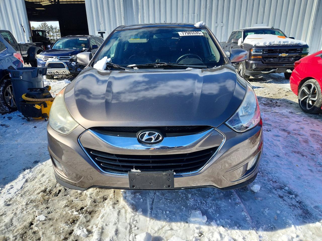 2010 Hyundai Tucson Limited Желто-коричневый vin: KM8JUCAC6AU106378