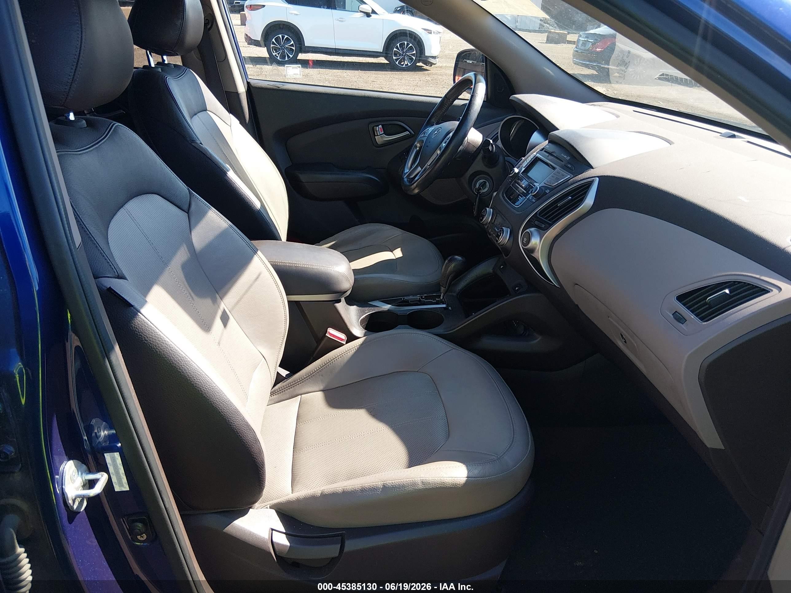 2011 Hyundai Tucson Limited Синий vin: KM8JUCAC6BU133467