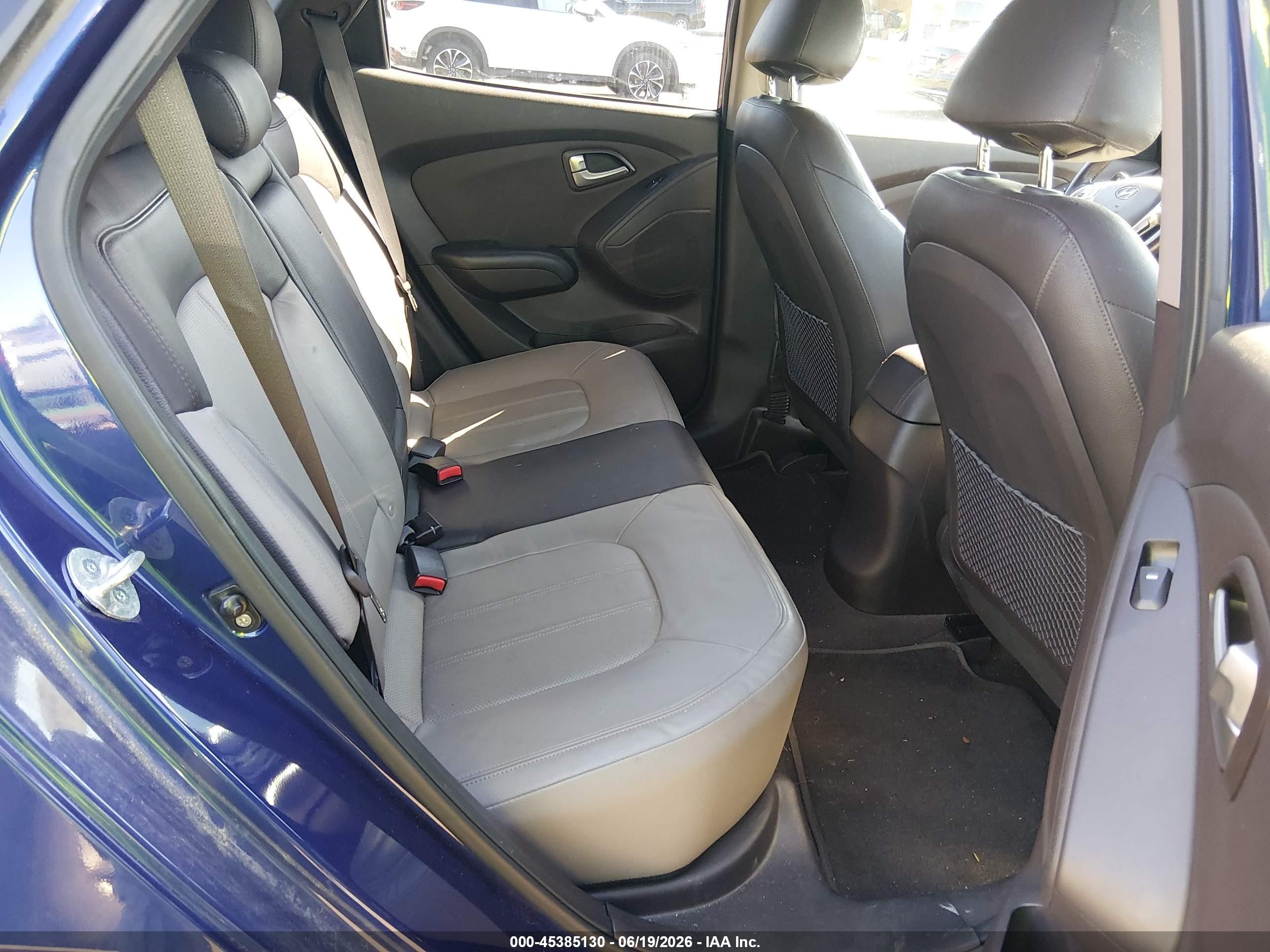2011 Hyundai Tucson Limited Синий vin: KM8JUCAC6BU133467