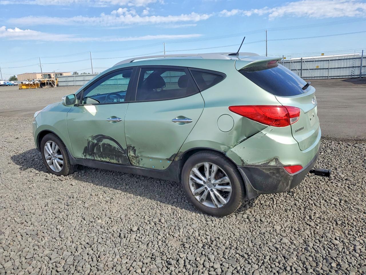 2011 Hyundai Tucson Limited Зеленый vin: KM8JUCAC6BU155940