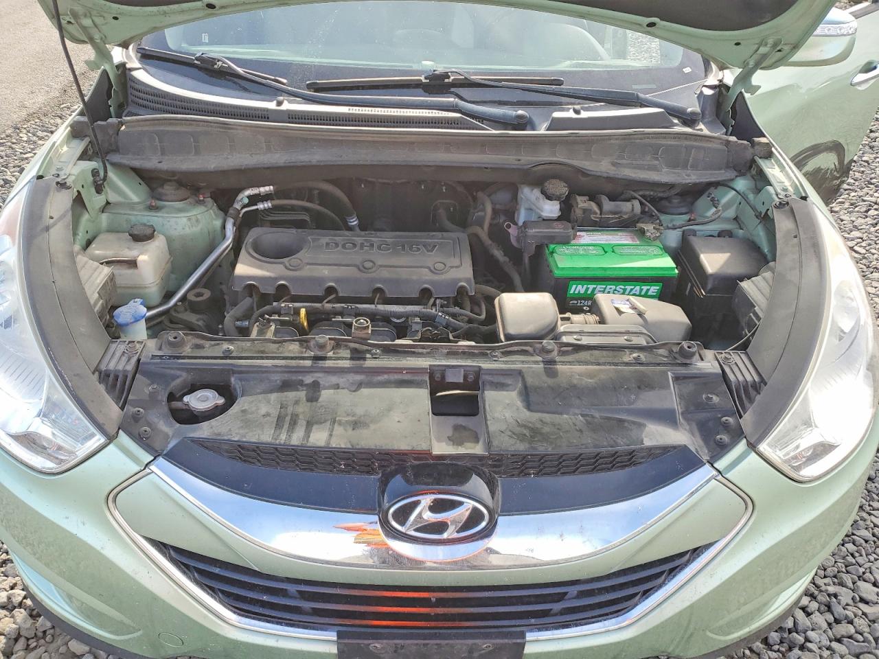 2011 Hyundai Tucson Limited Зеленый vin: KM8JUCAC6BU155940