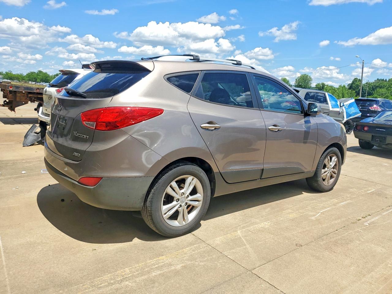 2011 Hyundai Tucson Gls Tan vin: KM8JUCAC6BU212640