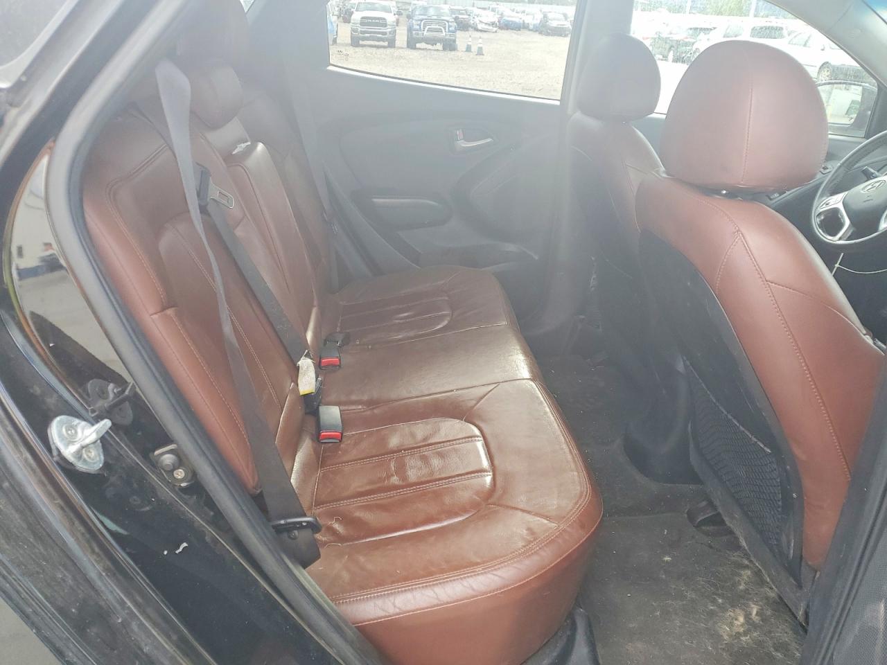 2011 Hyundai Tucson Limited Черный vin: KM8JUCAC6BU291095