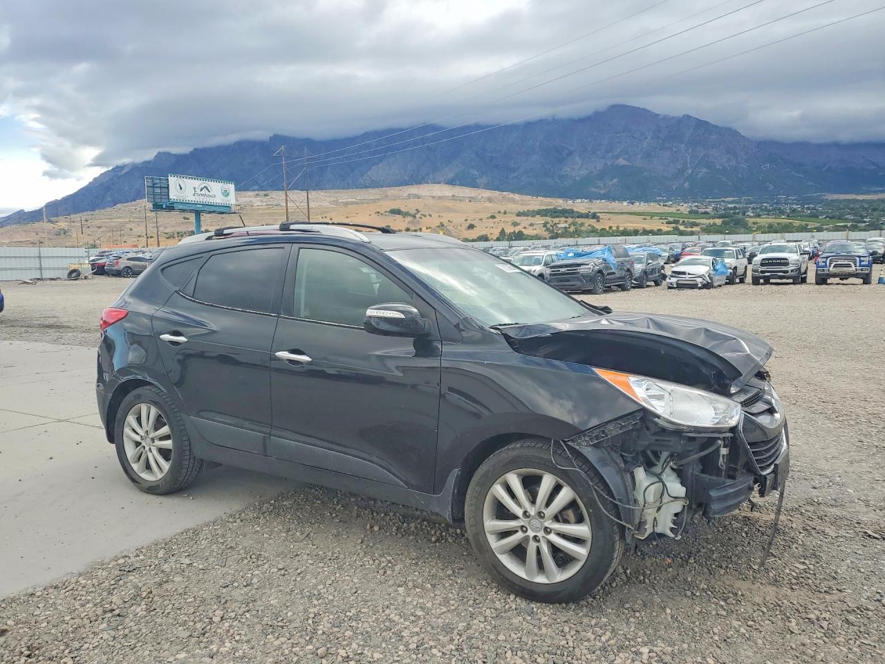 2011 Hyundai Tucson Limited Черный vin: KM8JUCAC6BU291095