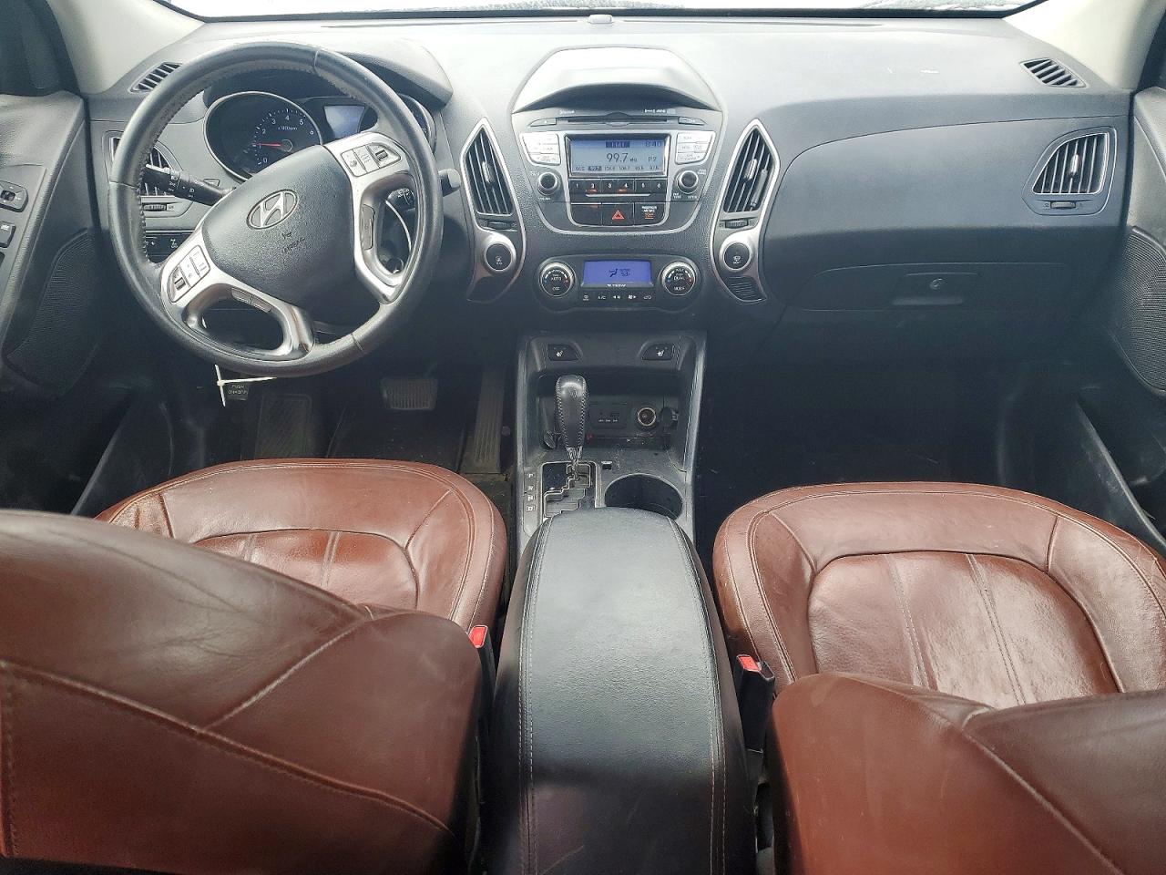 2011 Hyundai Tucson Limited Черный vin: KM8JUCAC6BU291095