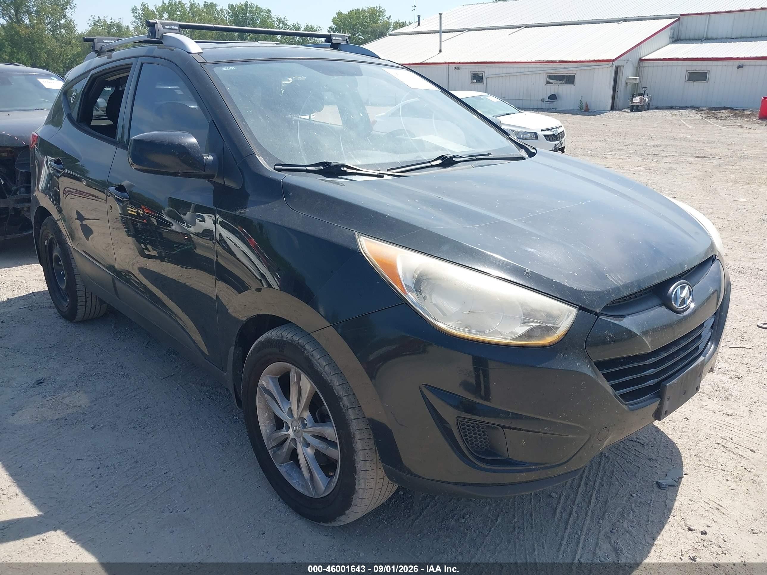 2011 Hyundai Tucson Gls Black vin: KM8JUCAC6BU315413