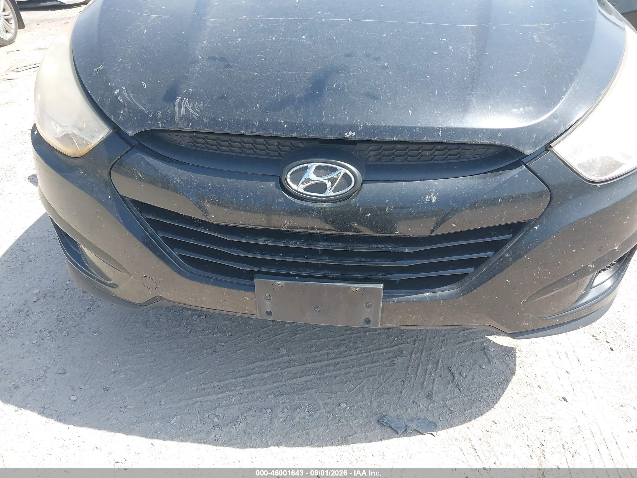 2011 Hyundai Tucson Gls Black vin: KM8JUCAC6BU315413