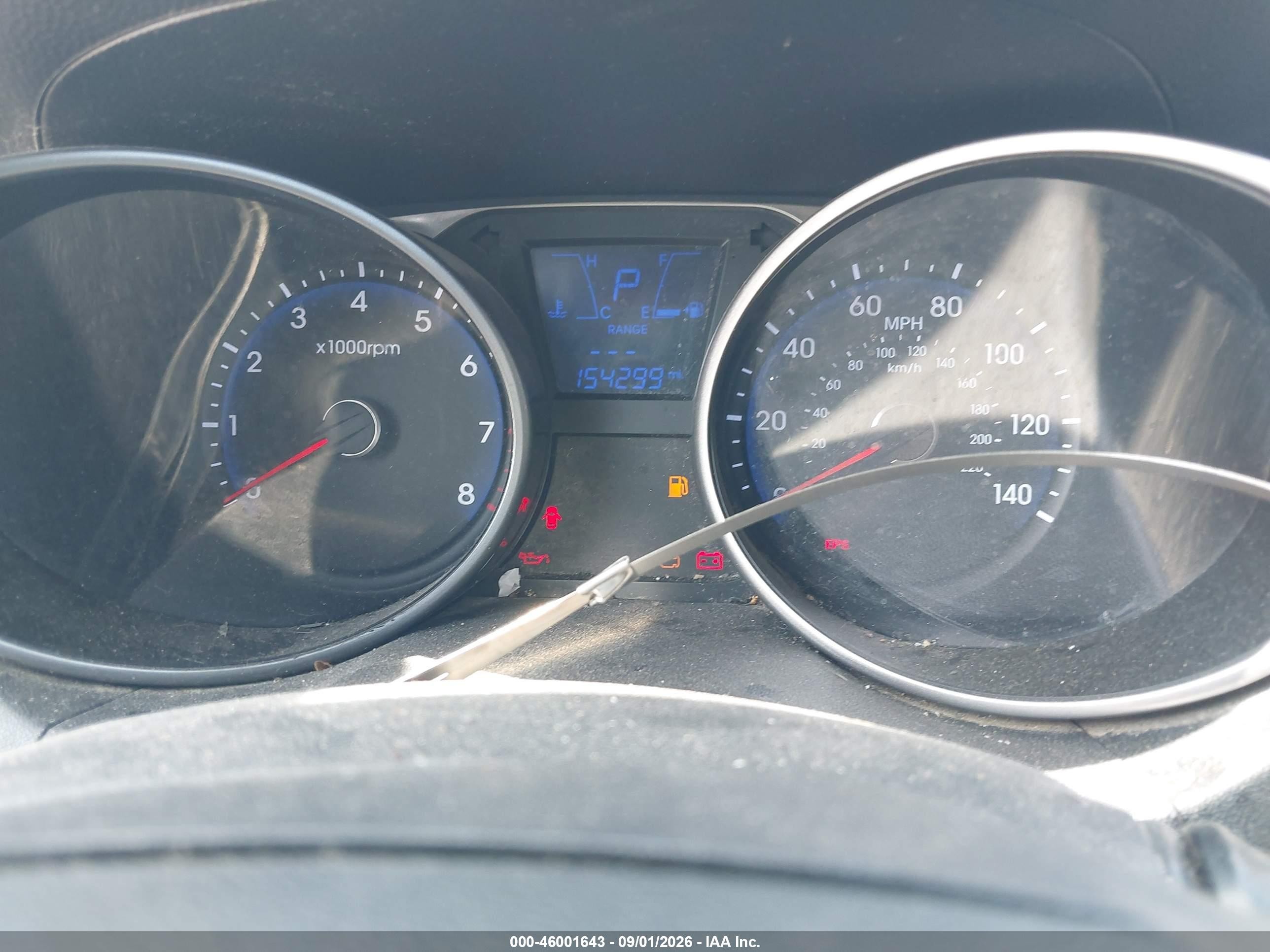 2011 Hyundai Tucson Gls Black vin: KM8JUCAC6BU315413