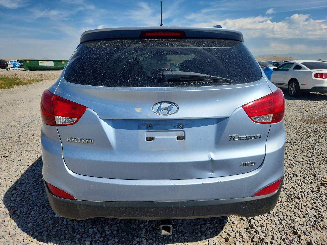 2012 Hyundai Tucson Gls Blue vin: KM8JUCAC6CU379940