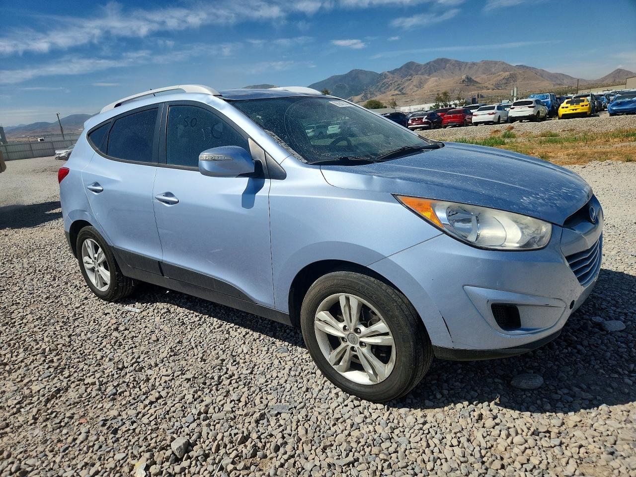 2012 Hyundai Tucson Gls Blue vin: KM8JUCAC6CU379940
