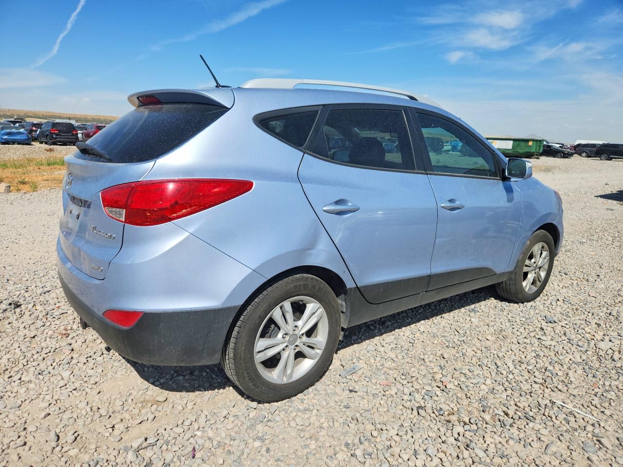 2012 Hyundai Tucson Gls Blue vin: KM8JUCAC6CU379940