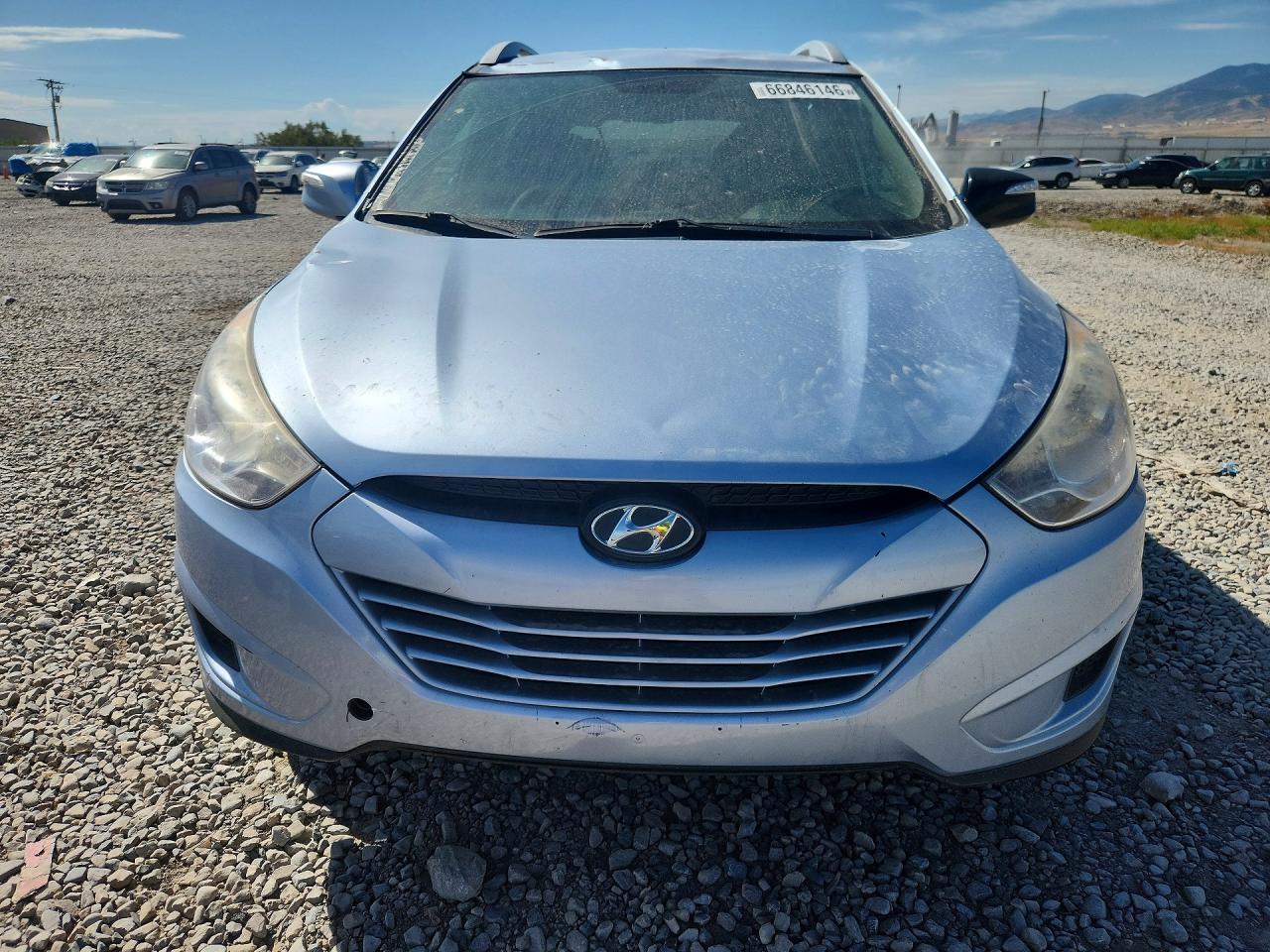 2012 Hyundai Tucson Gls Blue vin: KM8JUCAC6CU379940