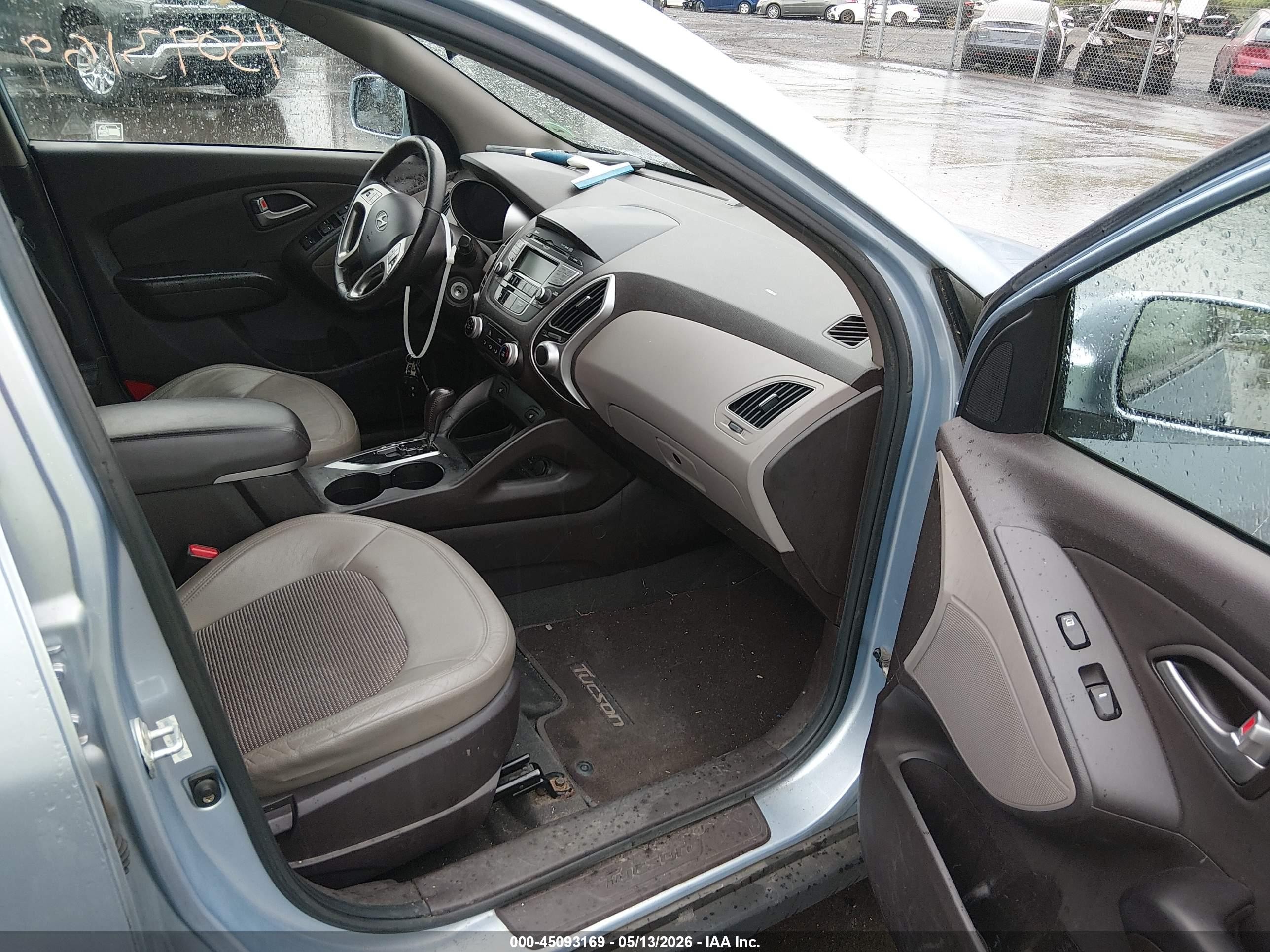 2012 Hyundai Tucson Gls Синий vin: KM8JUCAC6CU395801