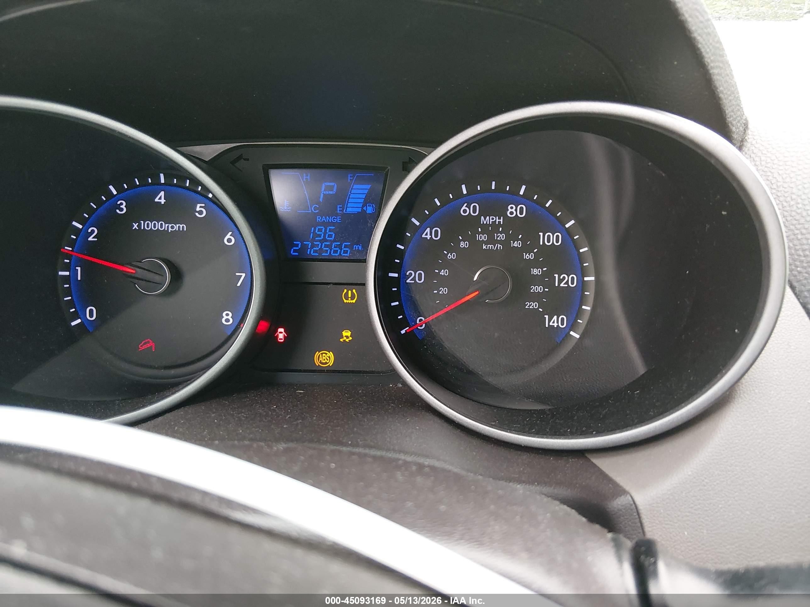 2012 Hyundai Tucson Gls Синий vin: KM8JUCAC6CU395801