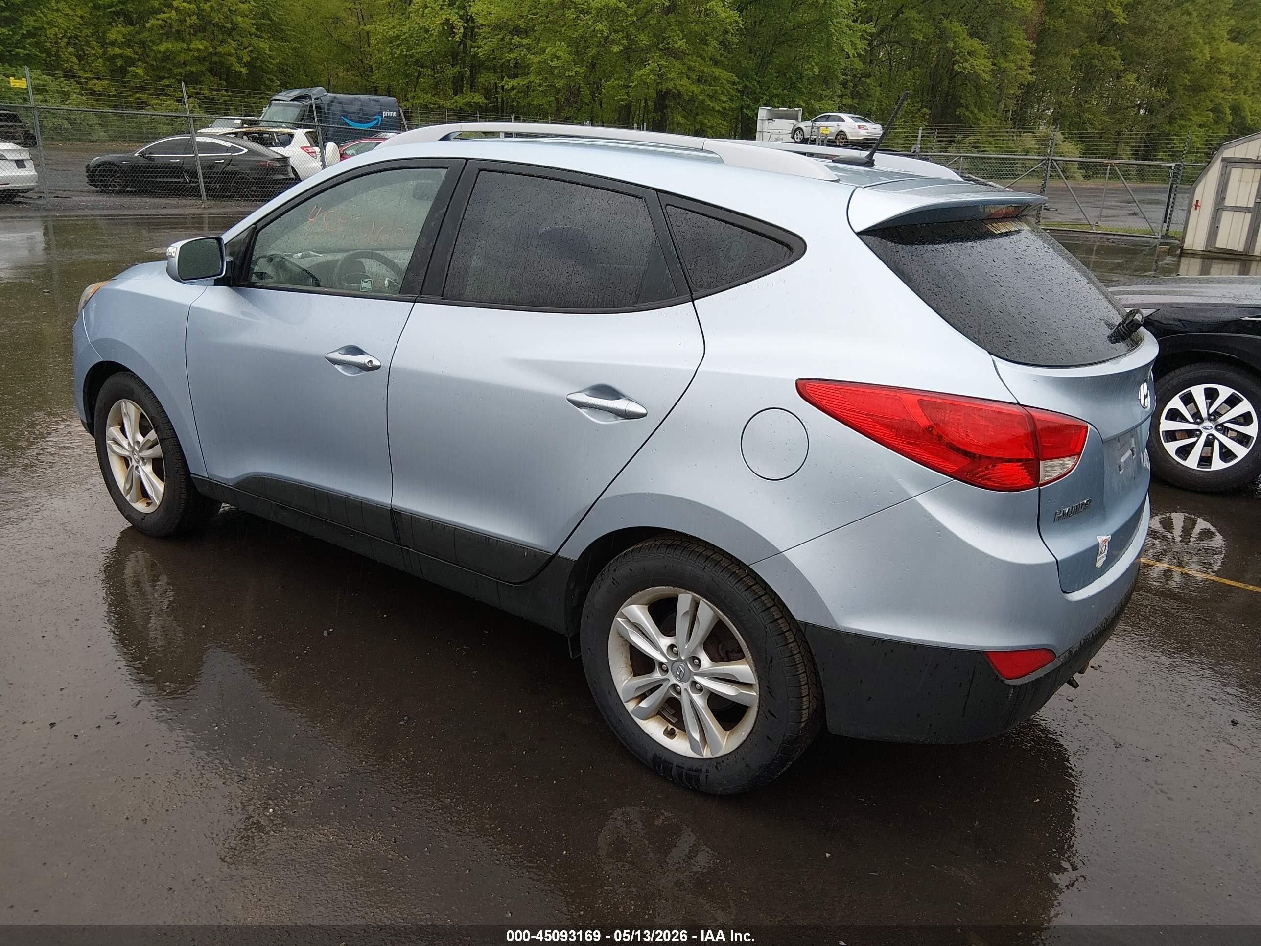 2012 Hyundai Tucson Gls Синий vin: KM8JUCAC6CU395801