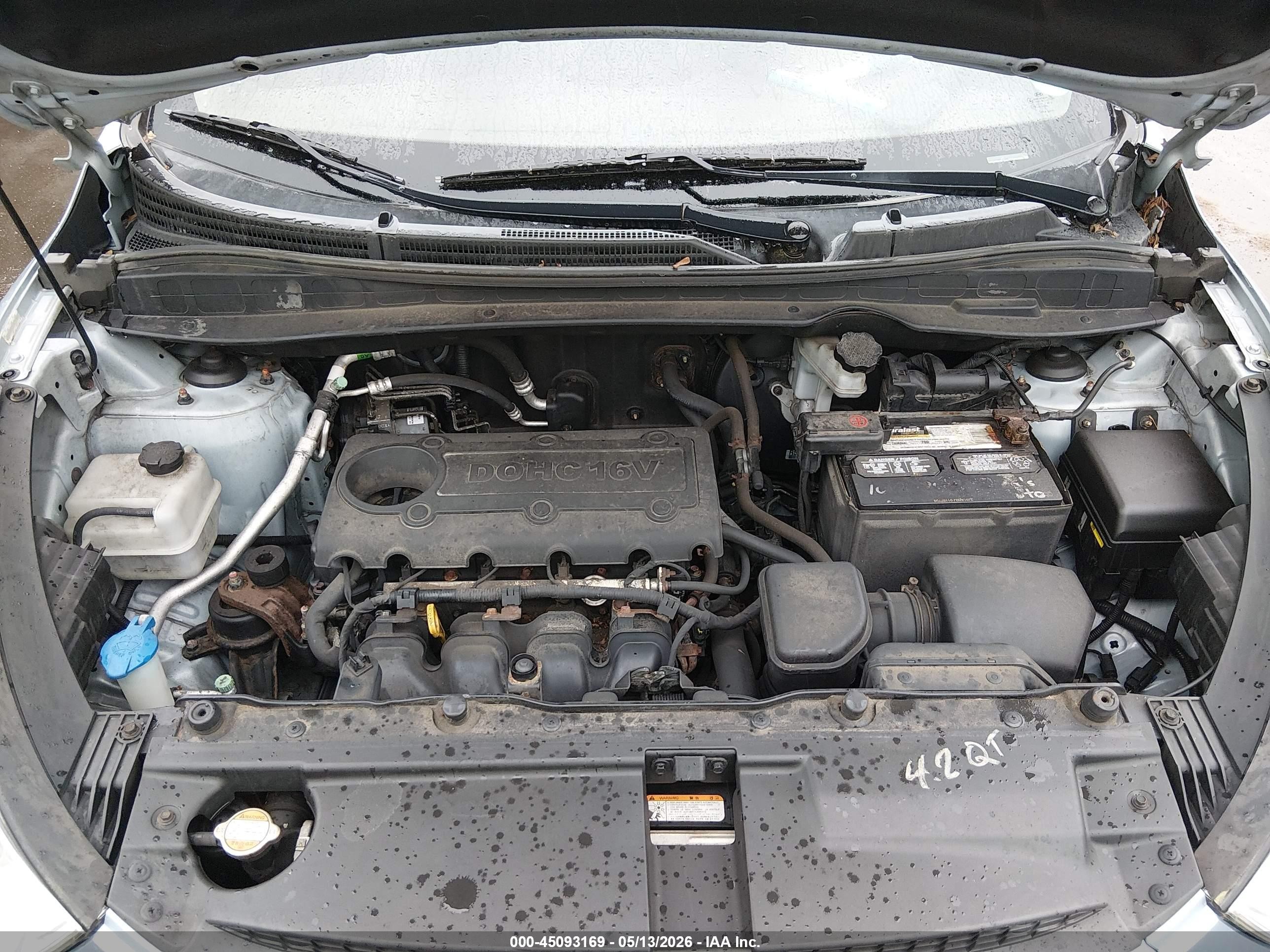 2012 Hyundai Tucson Gls Синий vin: KM8JUCAC6CU395801