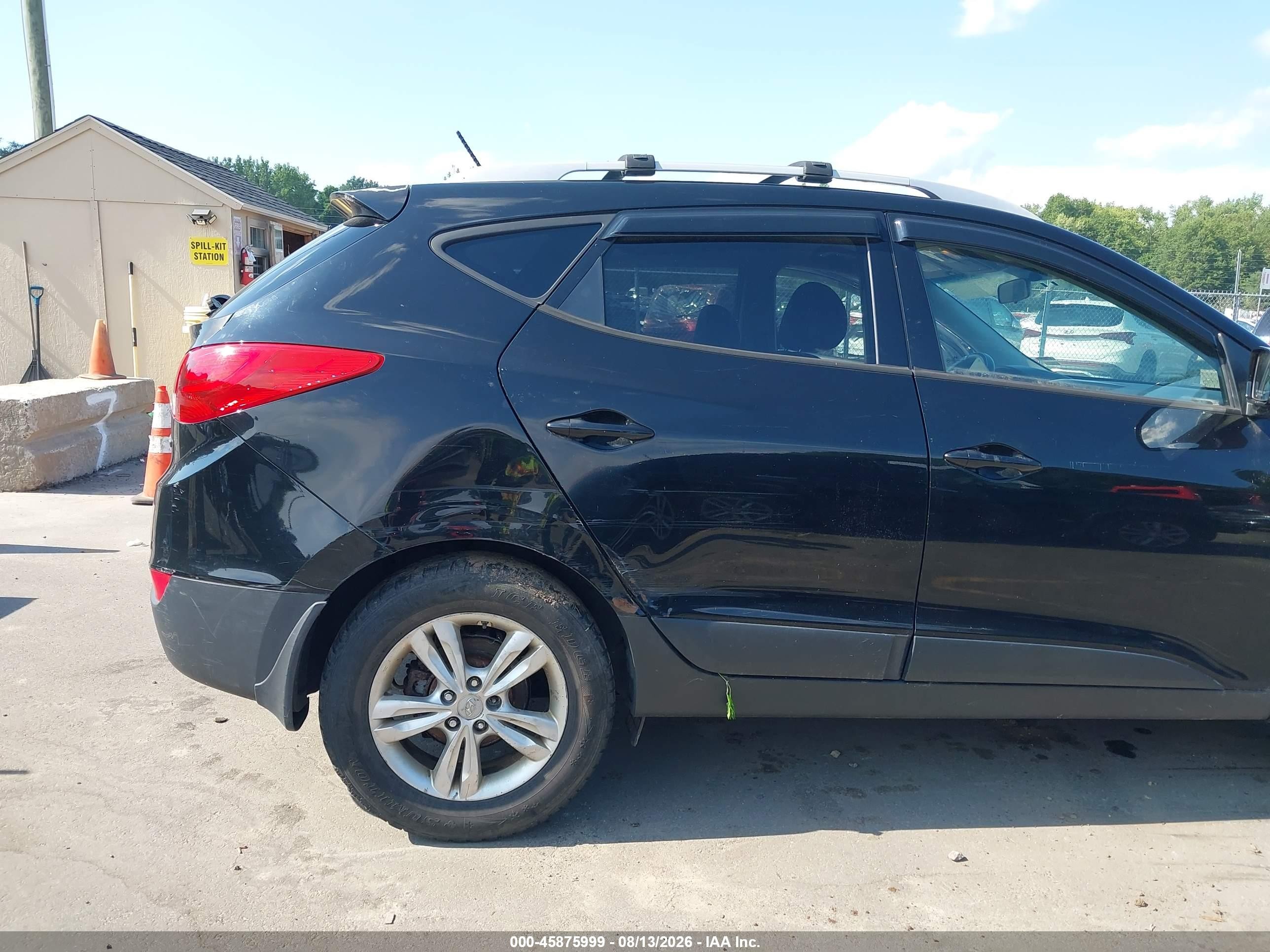 2012 Hyundai Tucson Gls Black vin: KM8JUCAC6CU396933