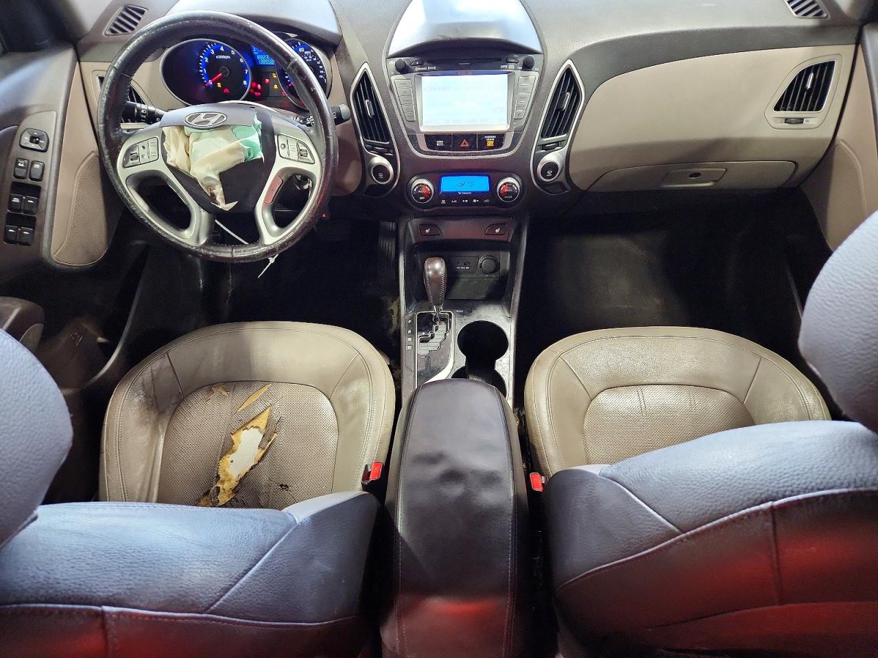 2012 Hyundai Tucson Limited Black vin: KM8JUCAC6CU475907