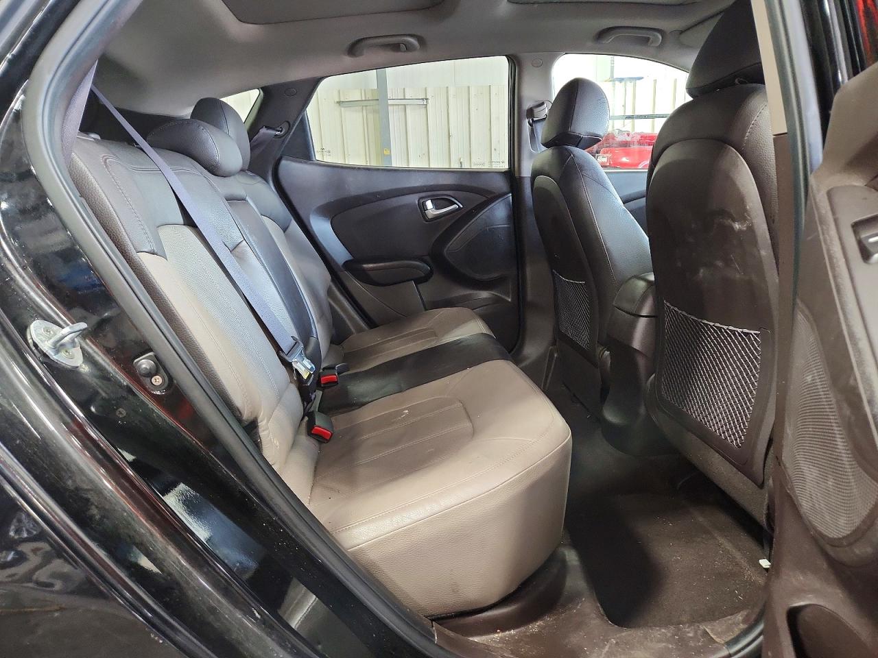 2012 Hyundai Tucson Limited Black vin: KM8JUCAC6CU475907