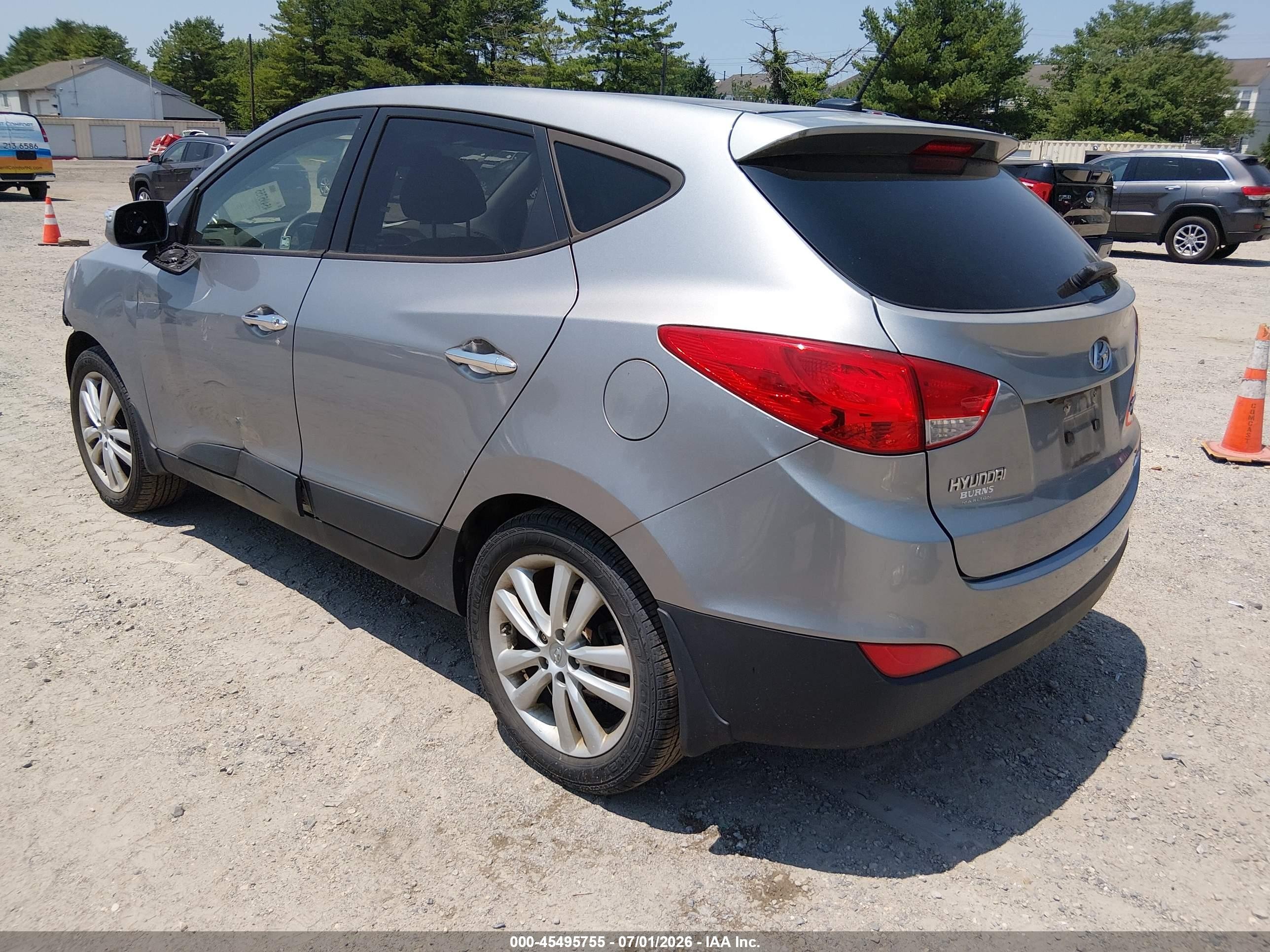 2012 Hyundai Tucson Limited Gray vin: KM8JUCAC6CU513541