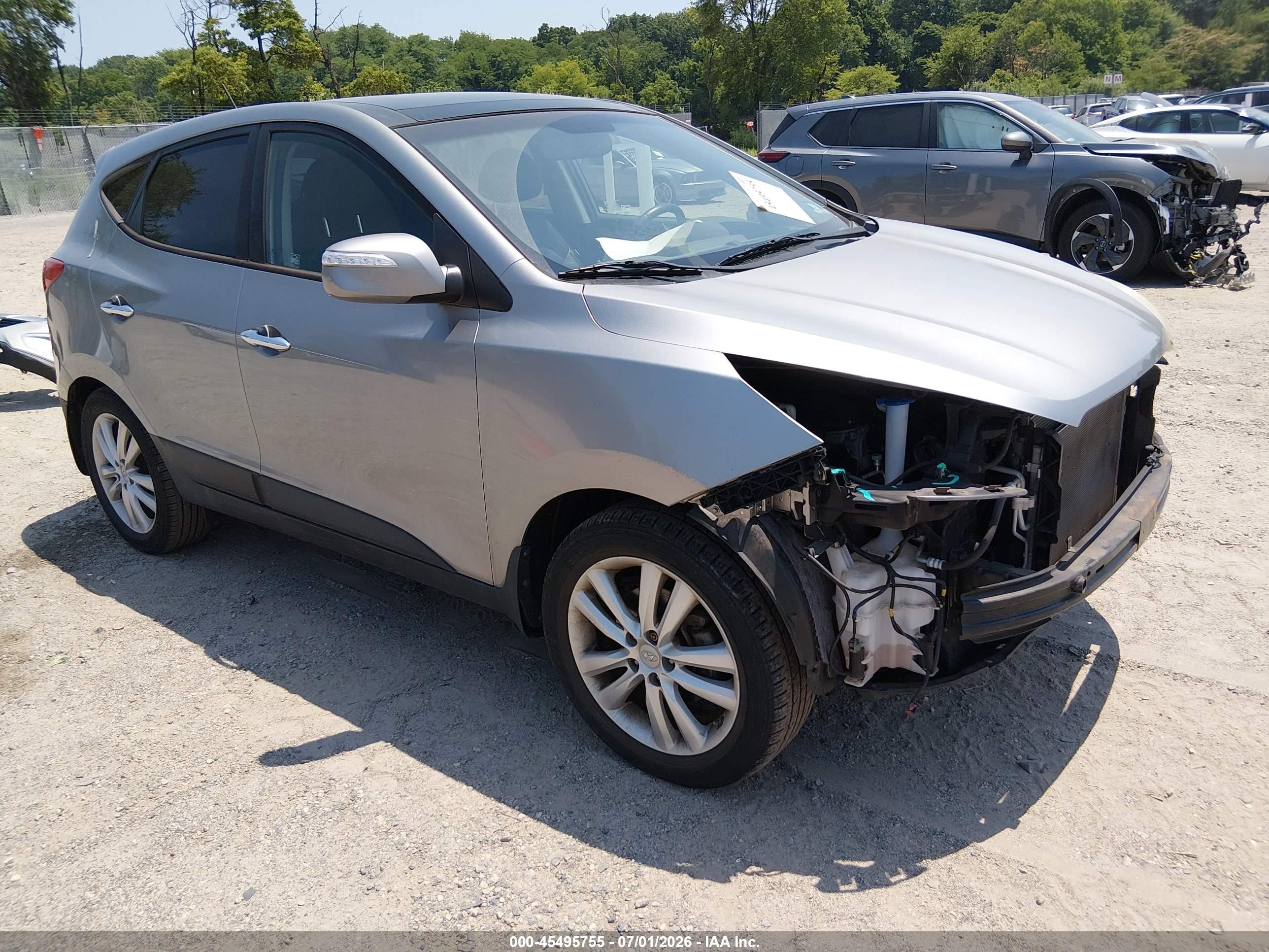 2012 Hyundai Tucson Limited Gray vin: KM8JUCAC6CU513541
