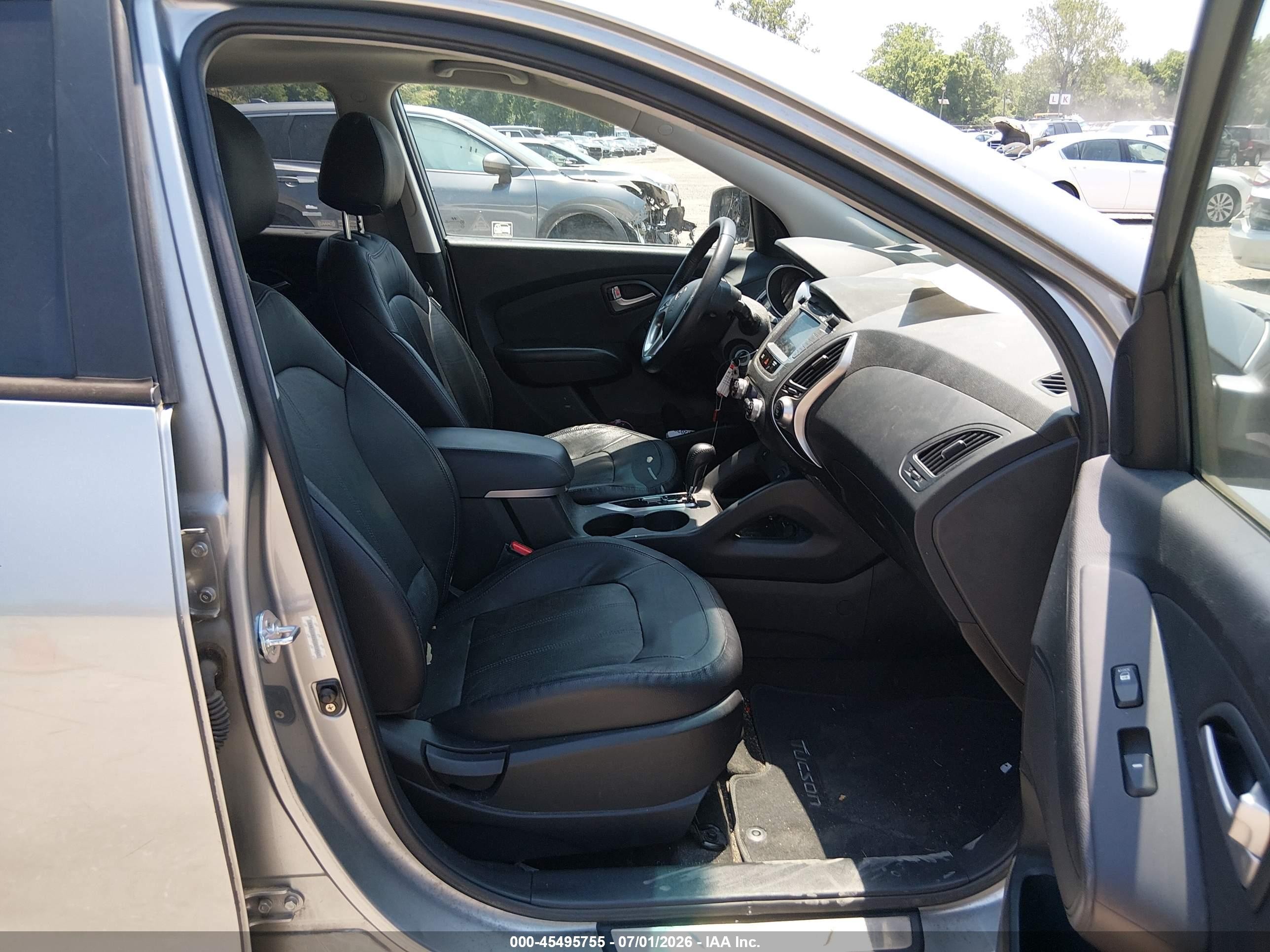 2012 Hyundai Tucson Limited Gray vin: KM8JUCAC6CU513541