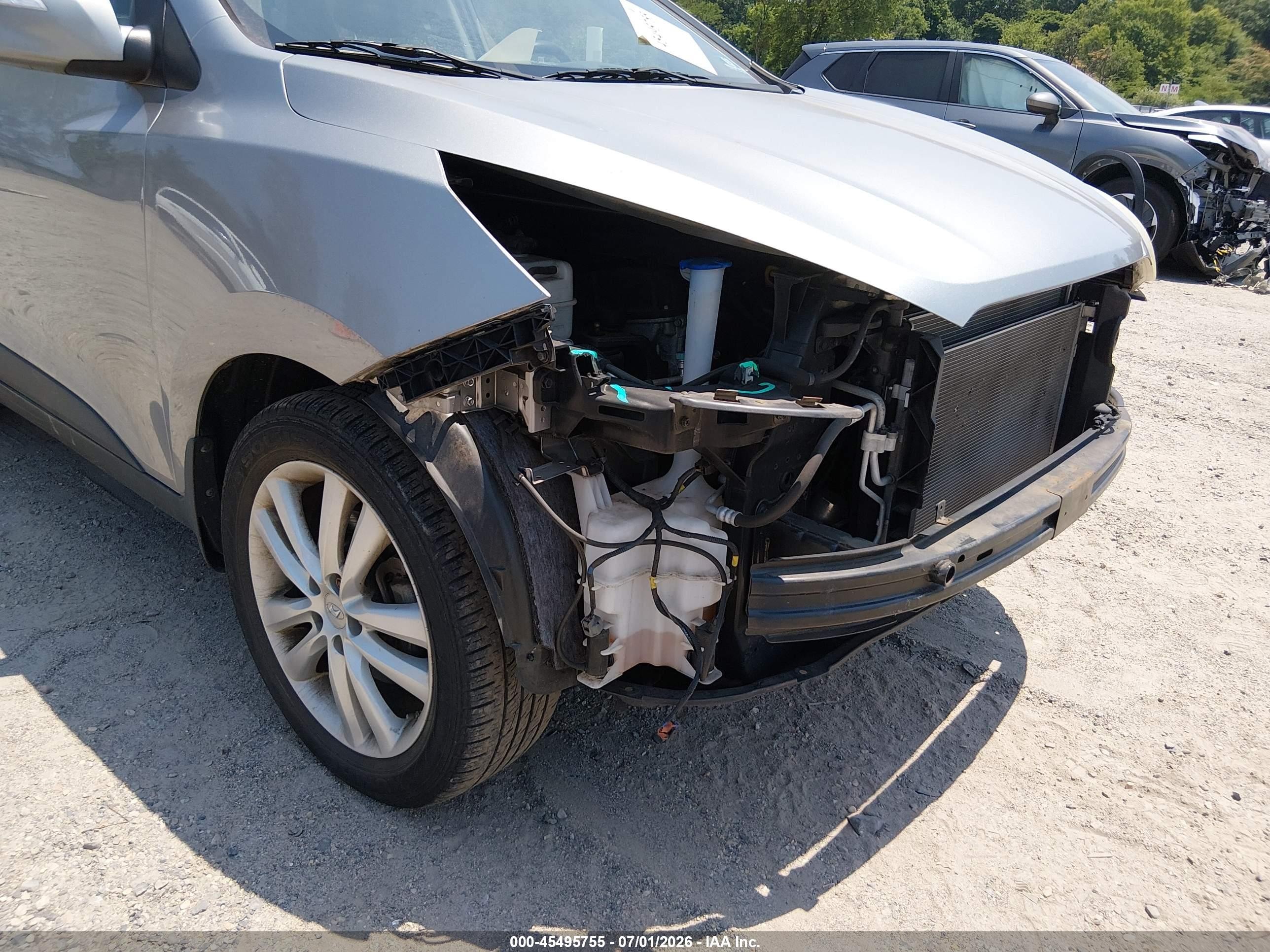 2012 Hyundai Tucson Limited Gray vin: KM8JUCAC6CU513541