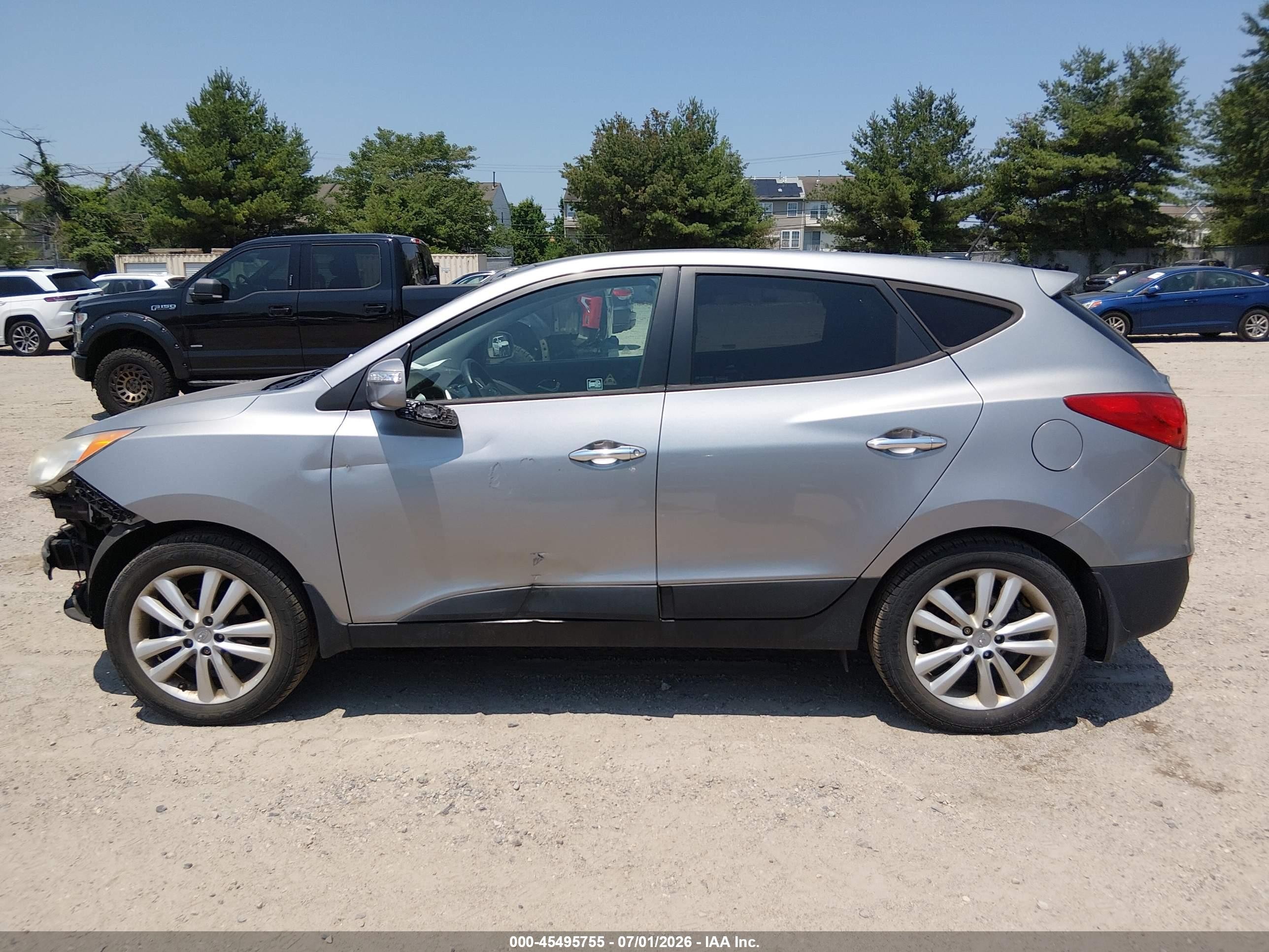 2012 Hyundai Tucson Limited Gray vin: KM8JUCAC6CU513541