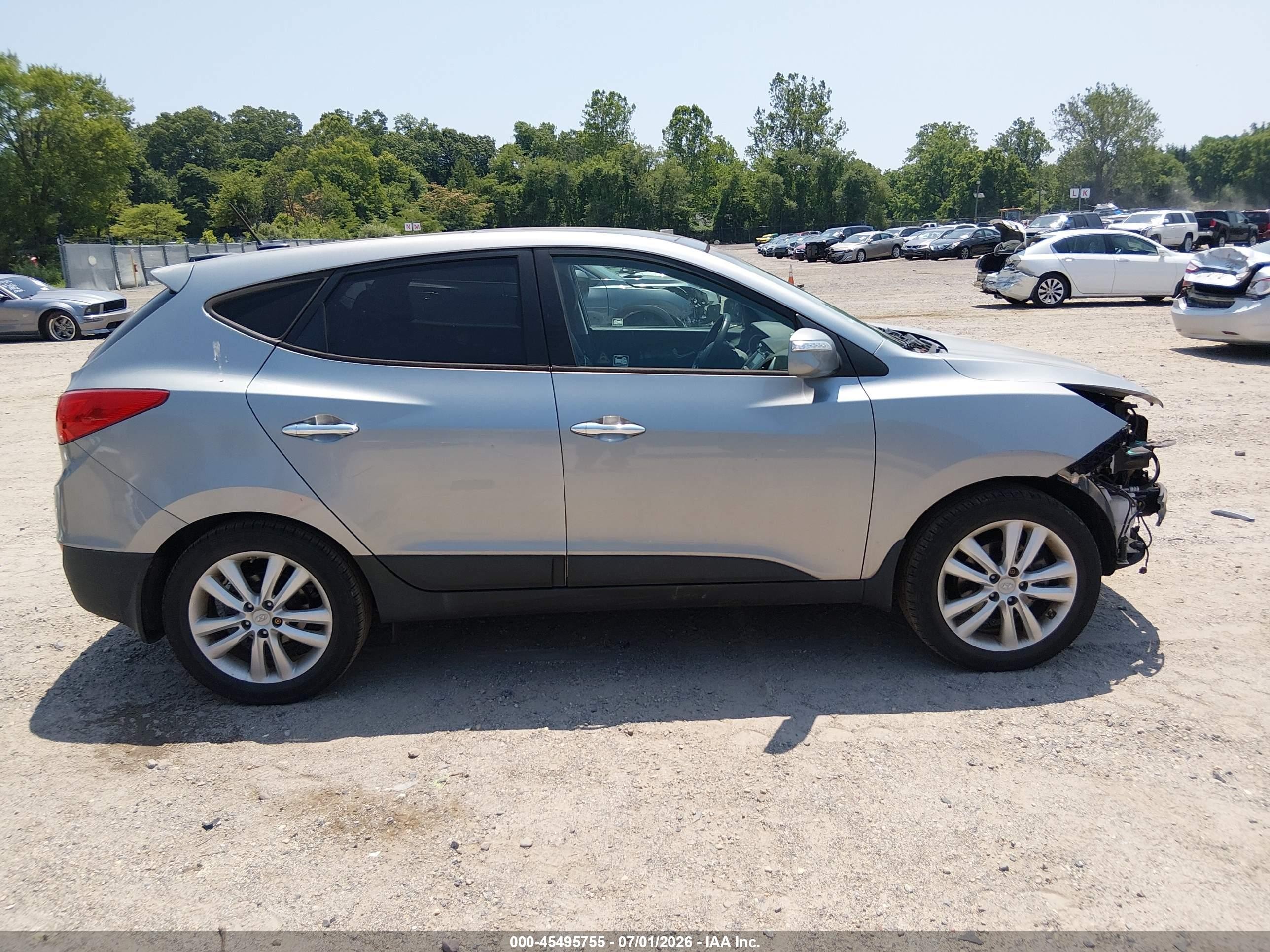 2012 Hyundai Tucson Limited Gray vin: KM8JUCAC6CU513541