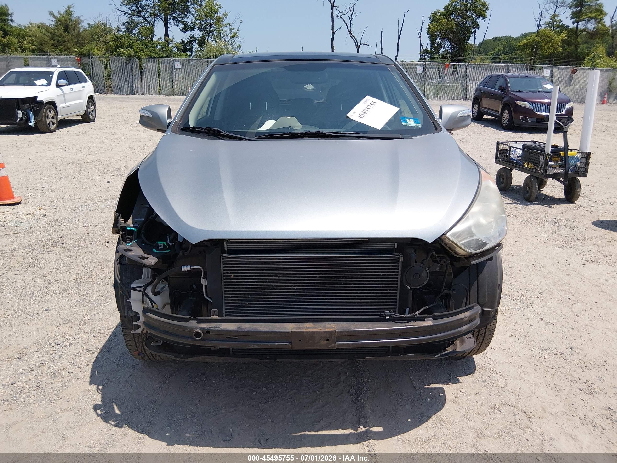 2012 Hyundai Tucson Limited Gray vin: KM8JUCAC6CU513541